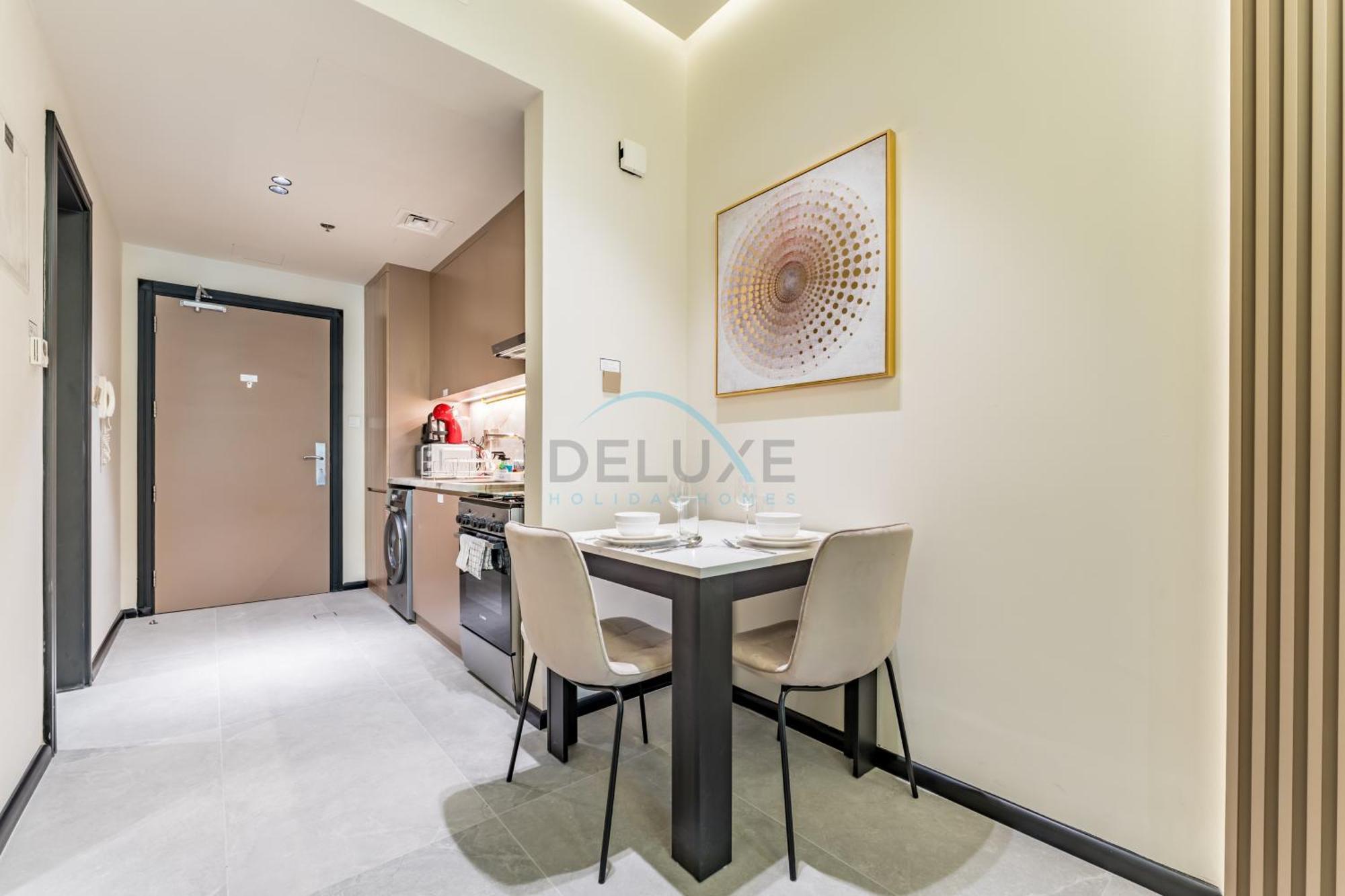 Near Major Tourist Destinations, Balcony Overlooking Community And Pool, Burj View Residence, Arjan Apartment