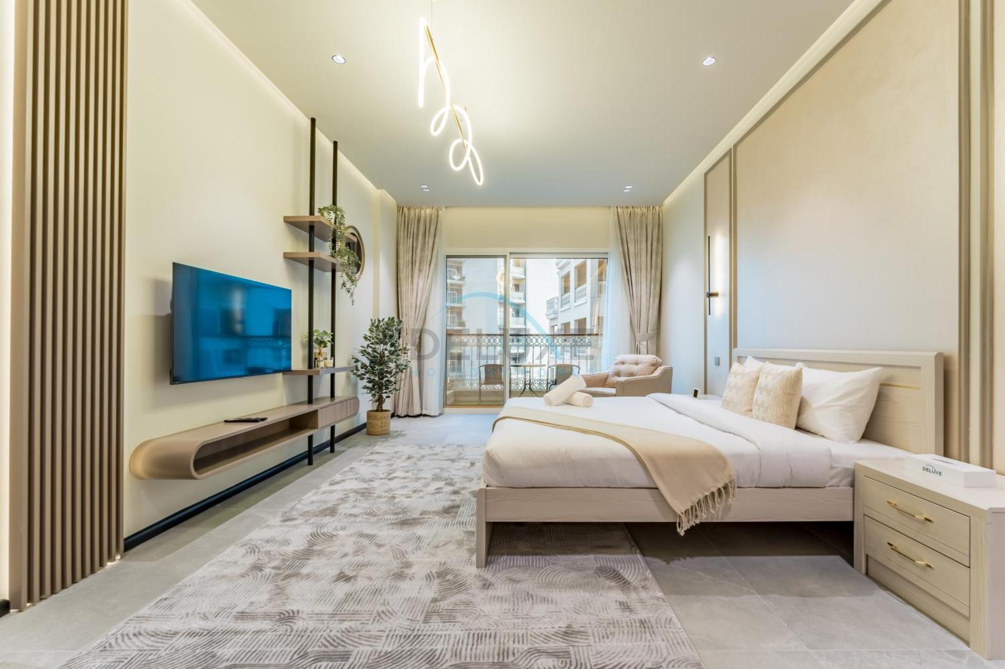 Apartment Near Major Tourist Destinations, Balcony Overlooking Community And Pool, Burj View Residence, Arjan
